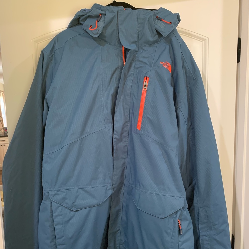North Face men’s 2 in 1 coat, XXL